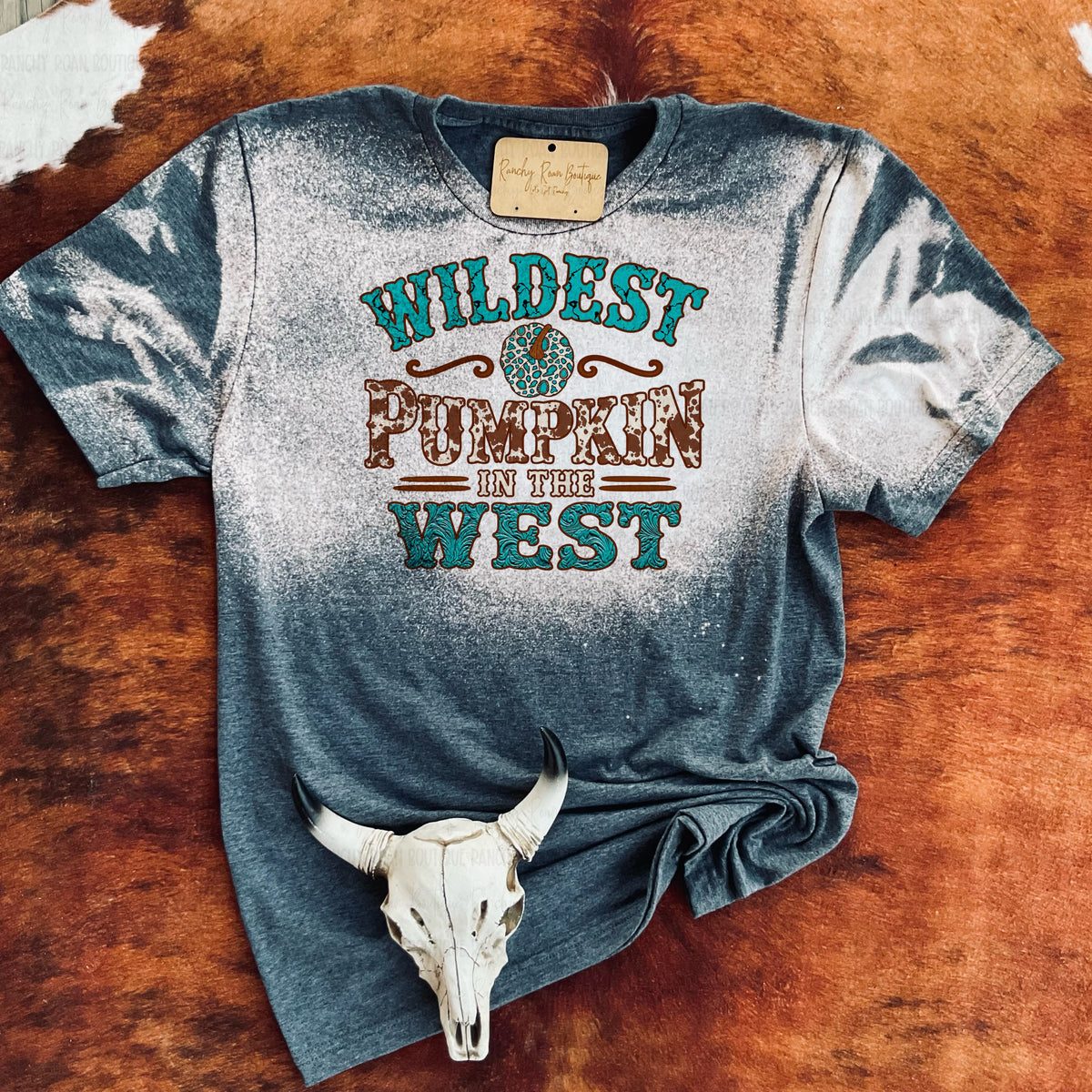 Wildest Pumpkin in the West Western Sublimation Graphic Tee