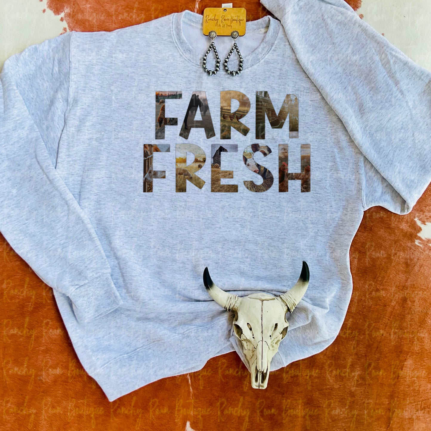 Farm Fresh Western Exclusive Graphic Sweatshirt
