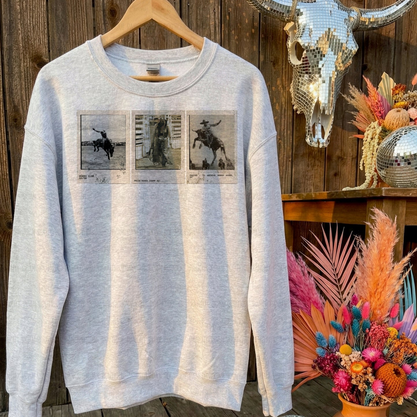 Rodeo Trio Western Graphic Sweatshirt
