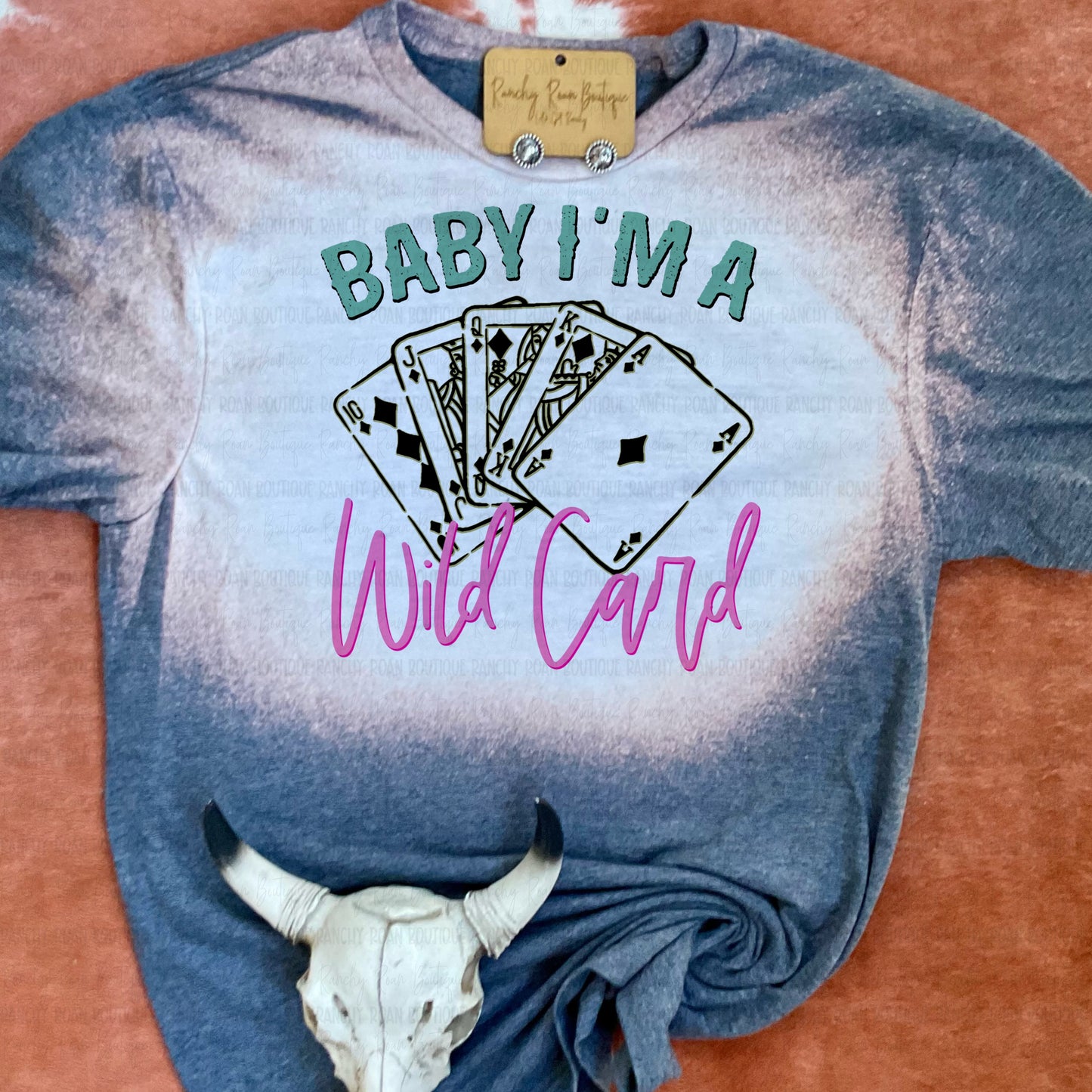 Baby I’m a Wild Card Western Graphic Tee
