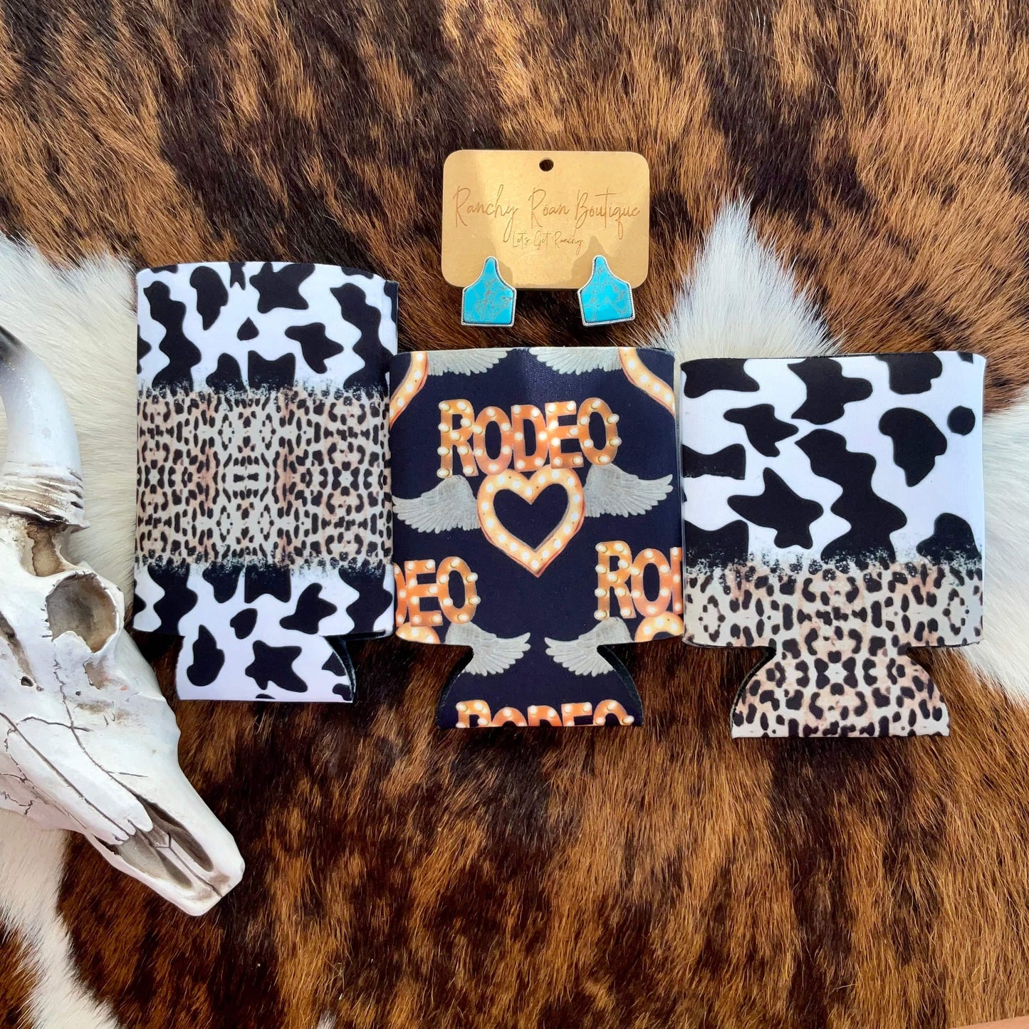 Rodeo Wings Western Koozie - Ranchy Roan Boutique