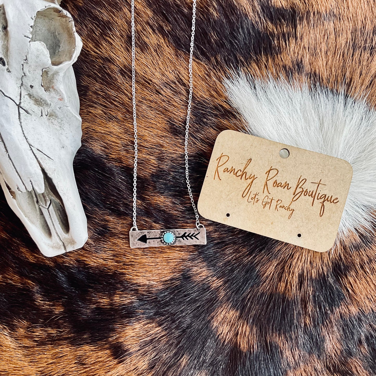 ARROW TQ BAR Necklace Set - Ranchy Roan Boutique
