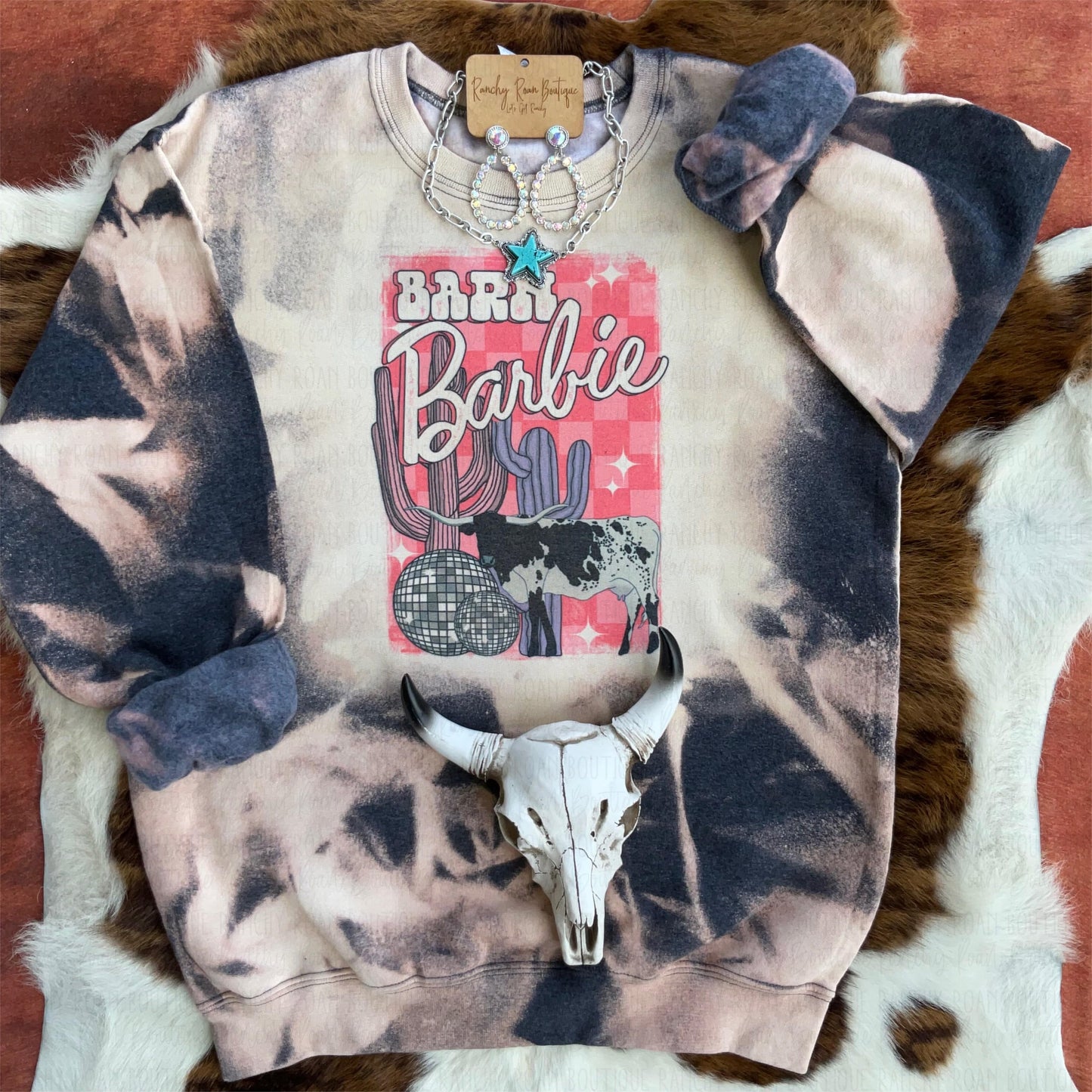 Barn Babe Western Sweatshirt - Ranchy Roan Boutique