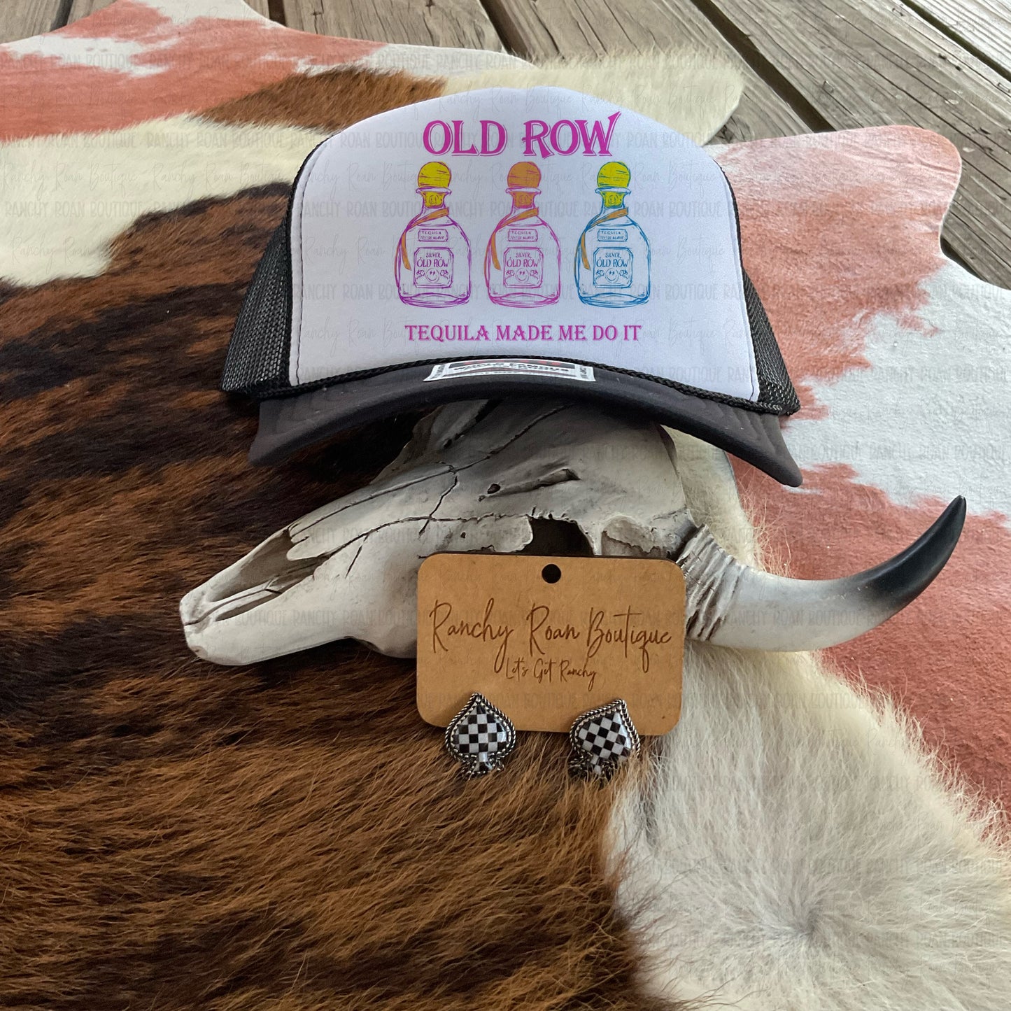 Old Row Tequila Made Me Do It Trucker Hat