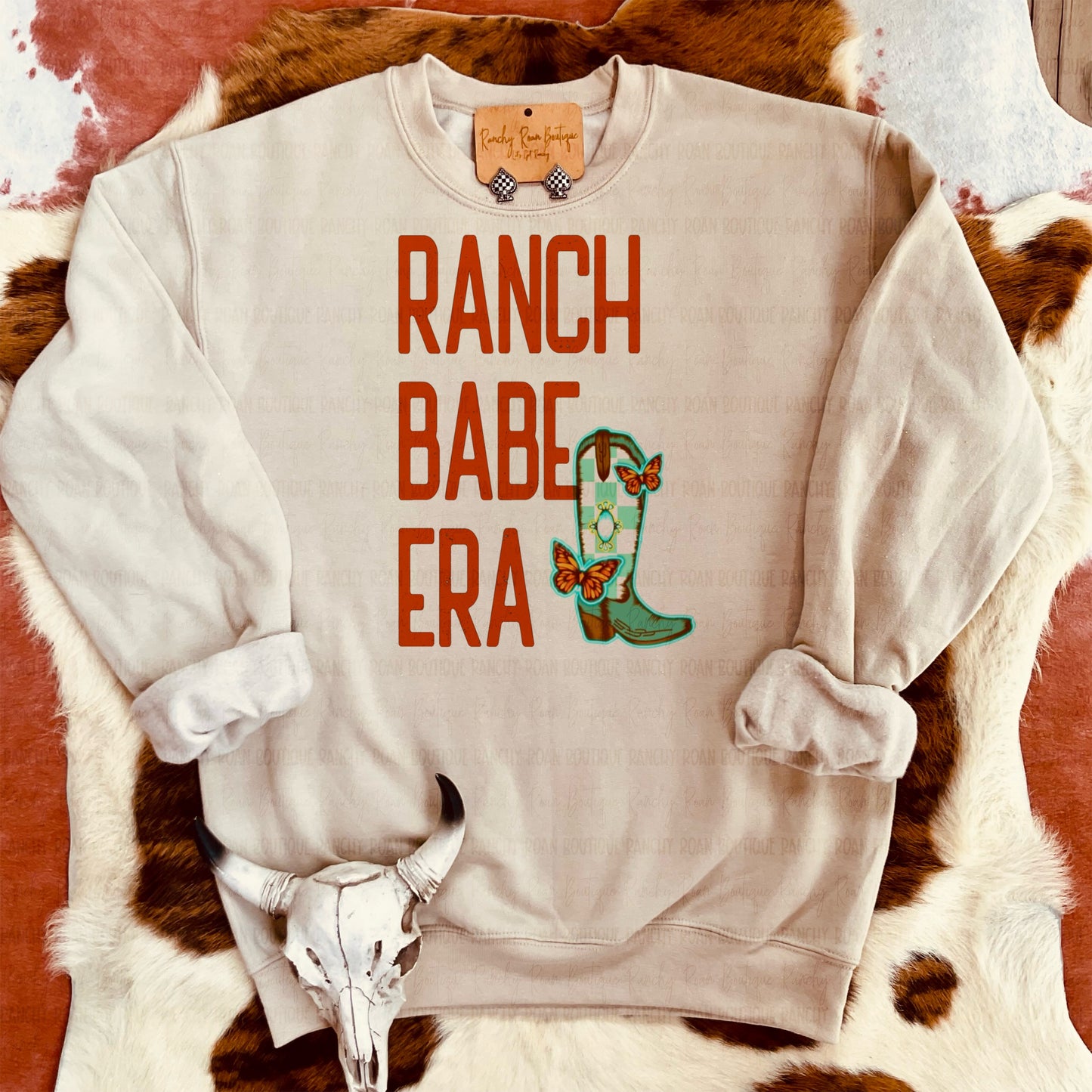 Ranch Babe Era Western Graphic Sweatshirt