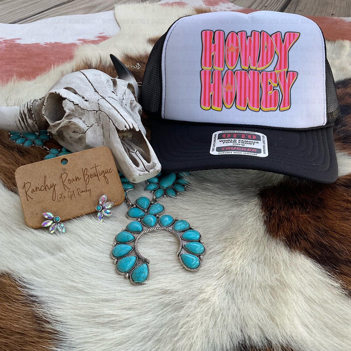 Howdy Honey Western Graphic Trucker Hat