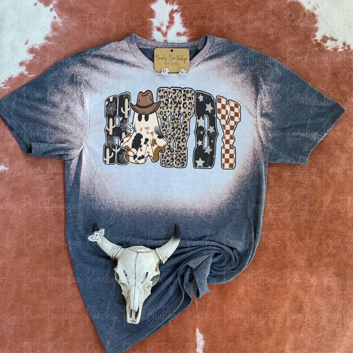 Howdy Ghost Western Graphic Tee