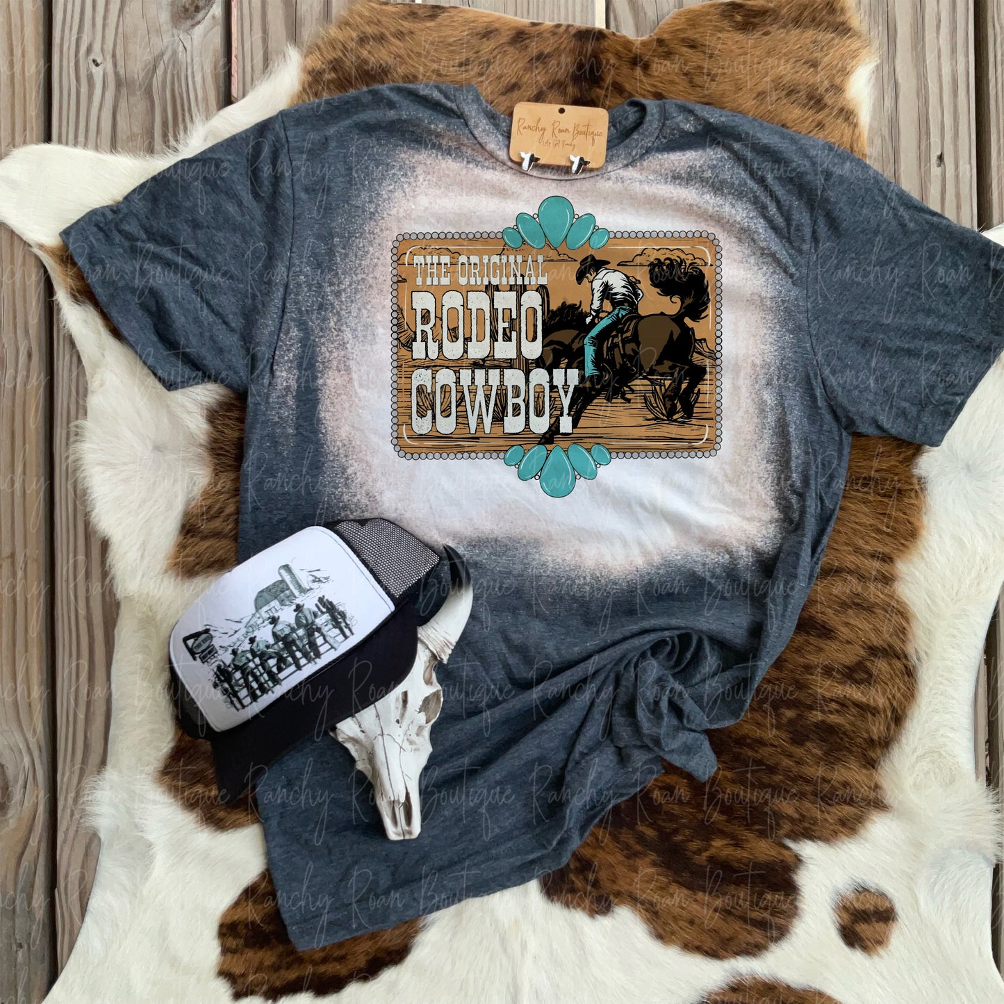 Rodeo Cowboy Western Graphic Tee