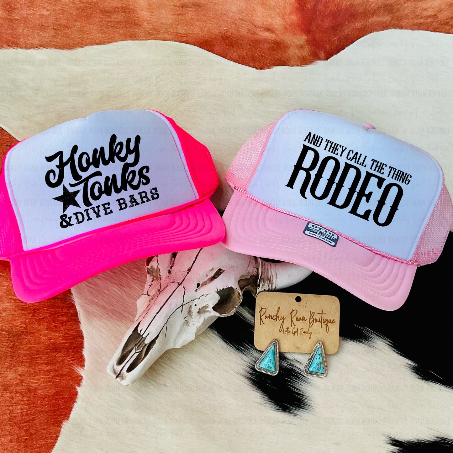 Honky Tonks & Dive Bars Western Trucker Hat