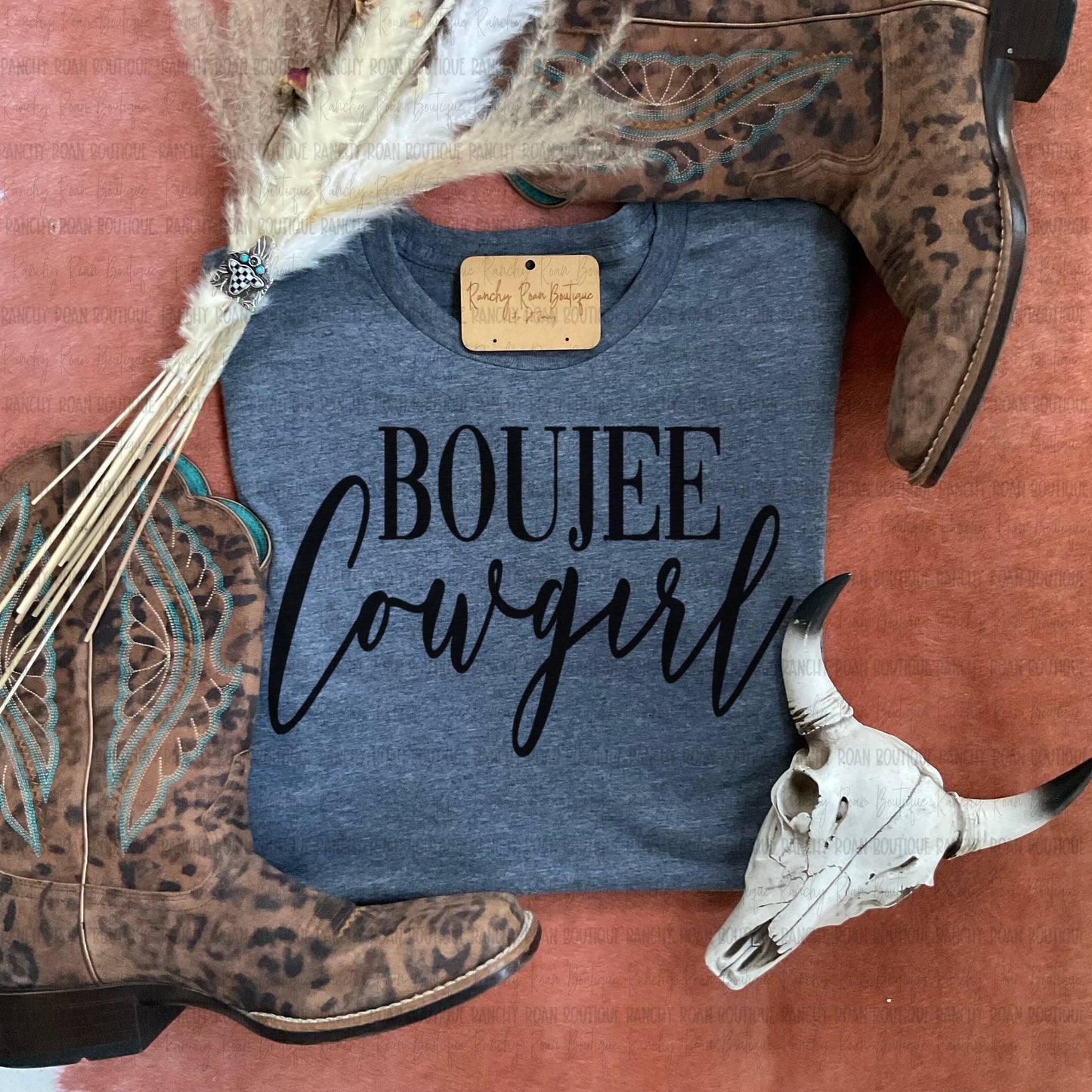 Boujee Cowgirl Western Graphic Tee
