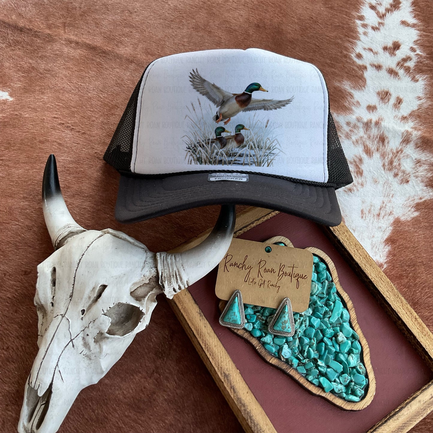 Mallard Duck Outdoor Western Trucker Hat