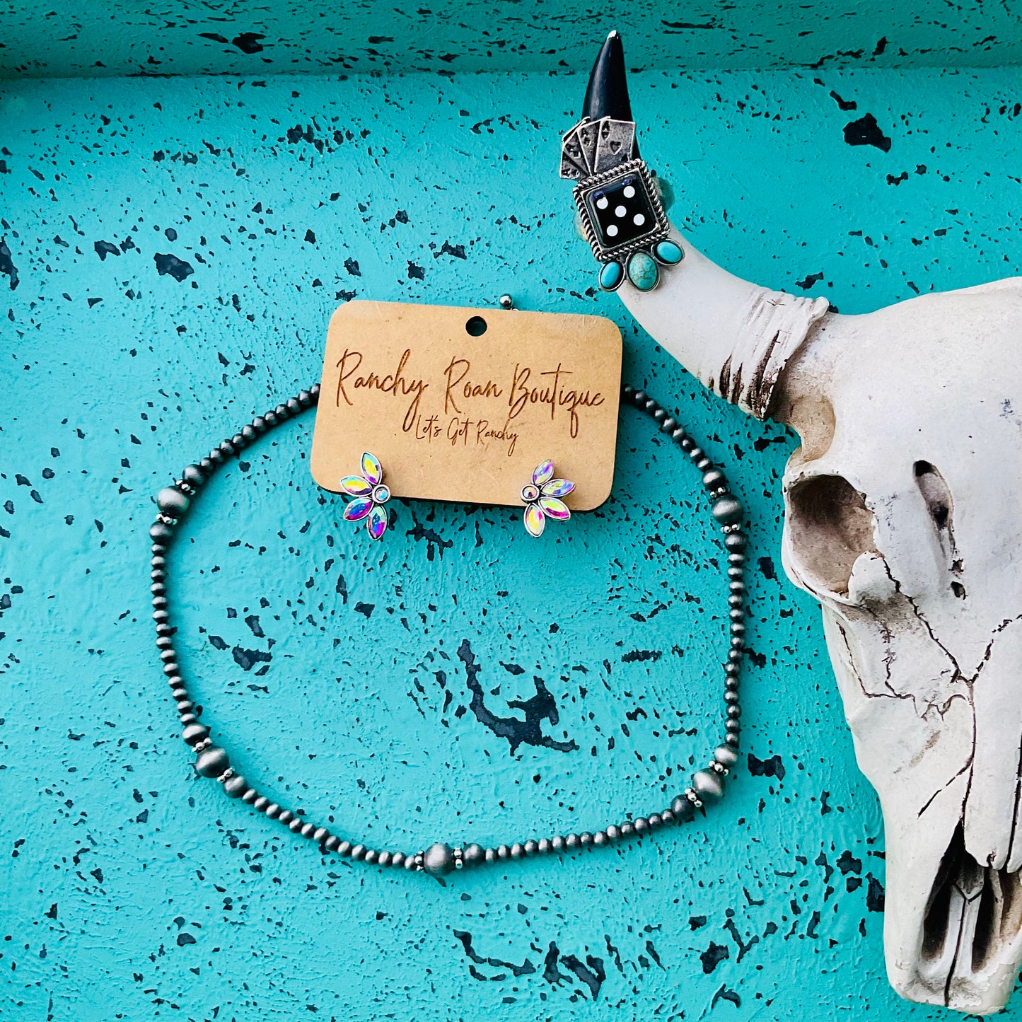 Dusty Mesa Beaded Navajo-Style Necklace