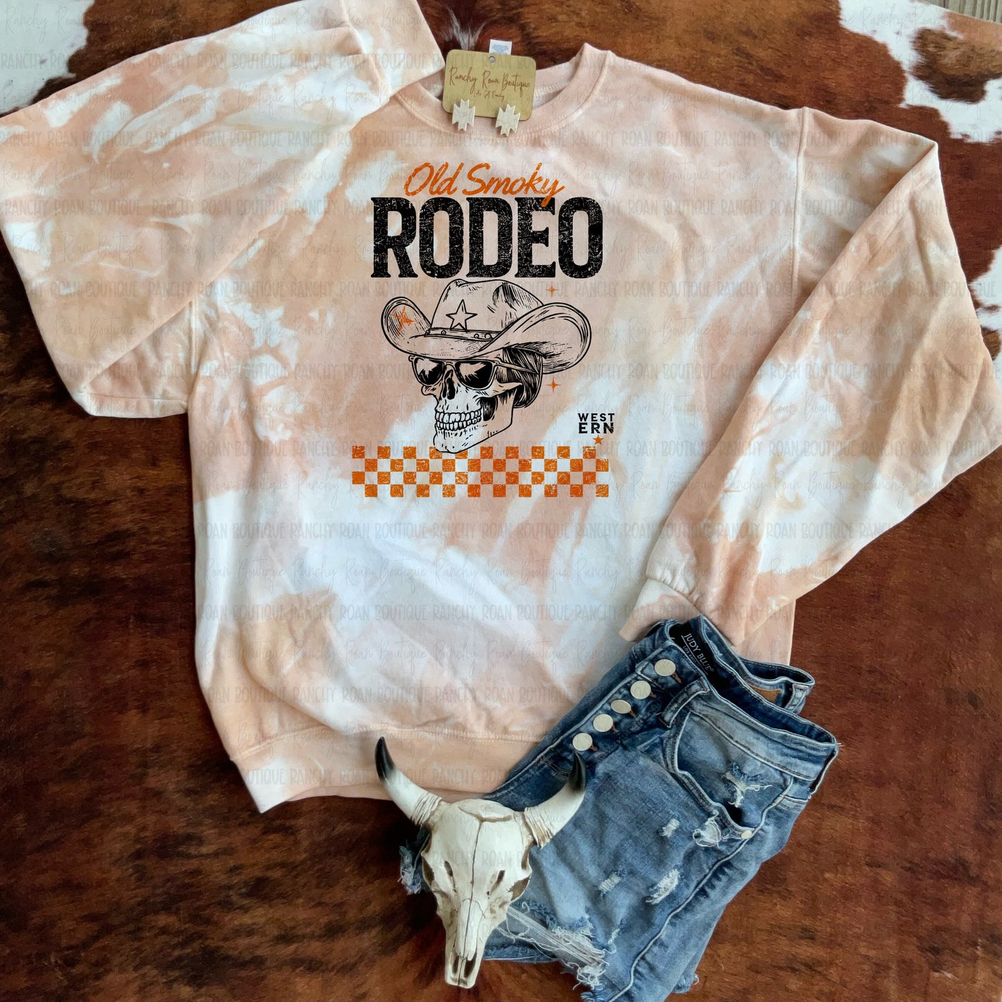 Western Old Smoky Rodeo Graphic Sweatshirt