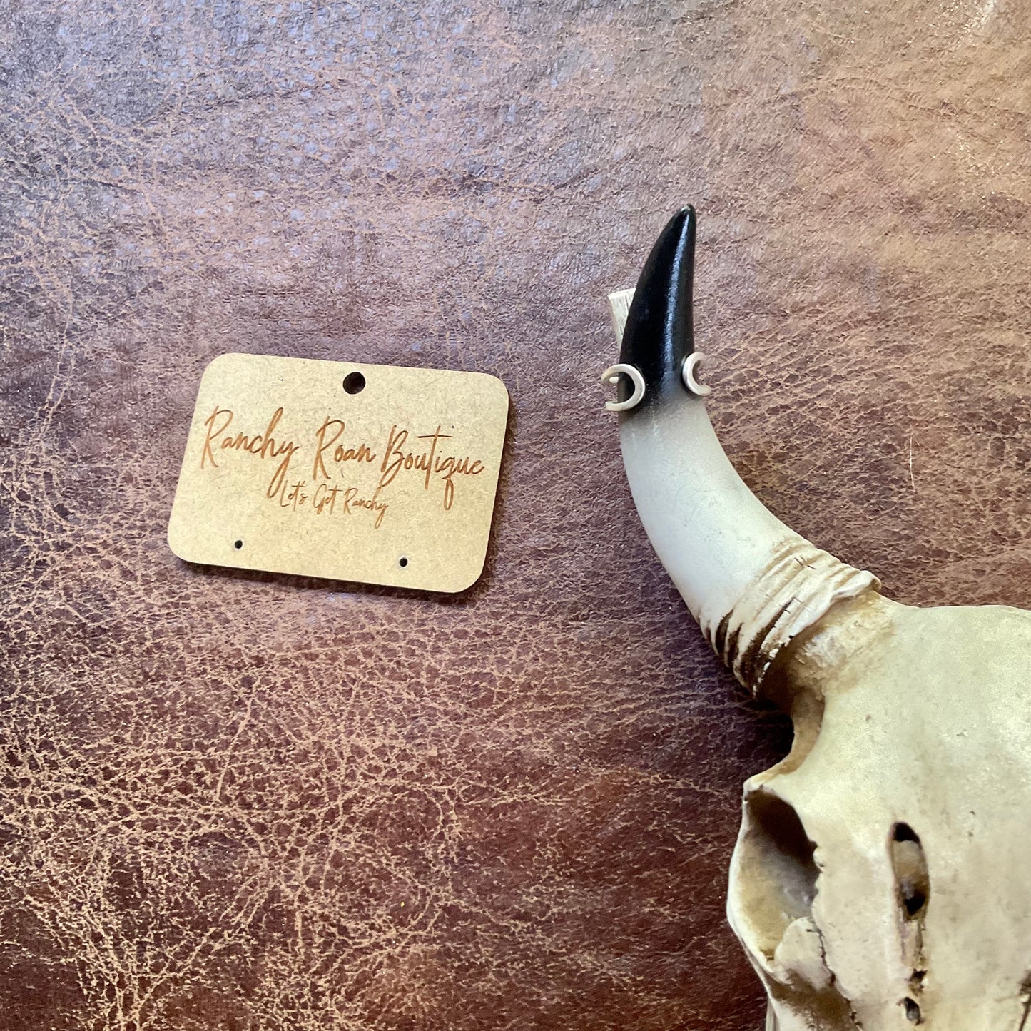 Turquoise Flat Western Ring - Ranchy Roan Boutique