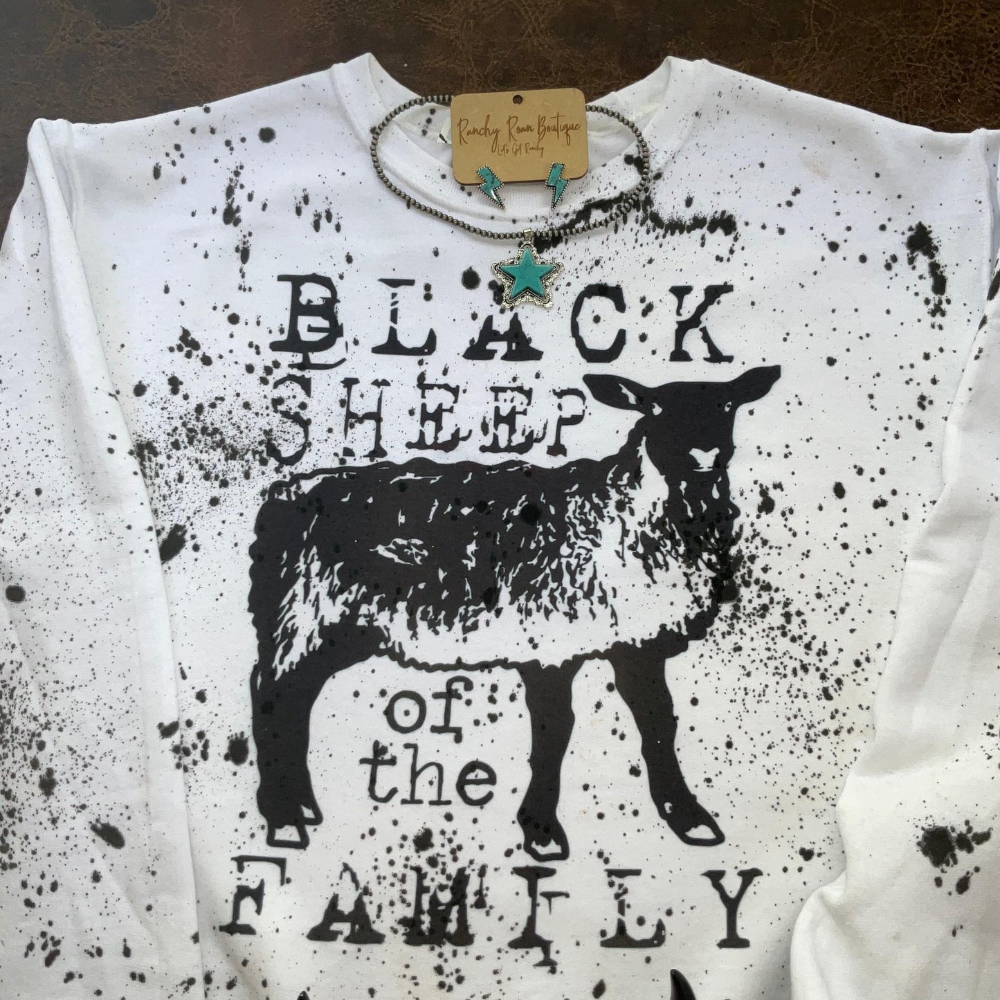 Black Sheep Distressed - Ranchy Roan Boutique