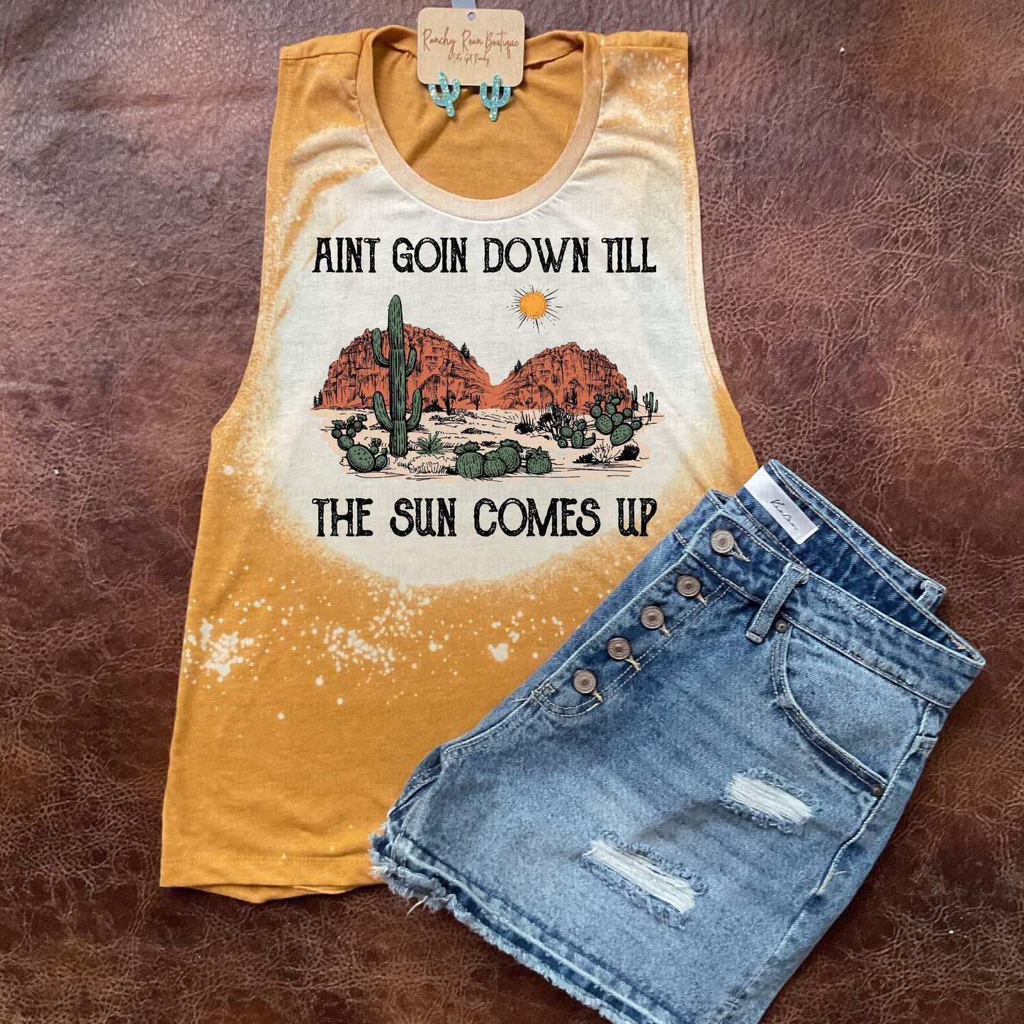 Ain’t Going Down Tank - Ranchy Roan Boutique