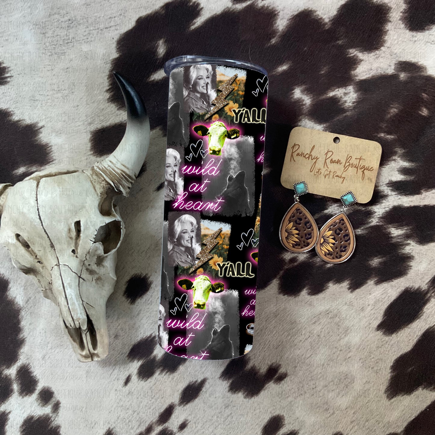 Wild at Heart Tumbler - Ranchy Roan Boutique