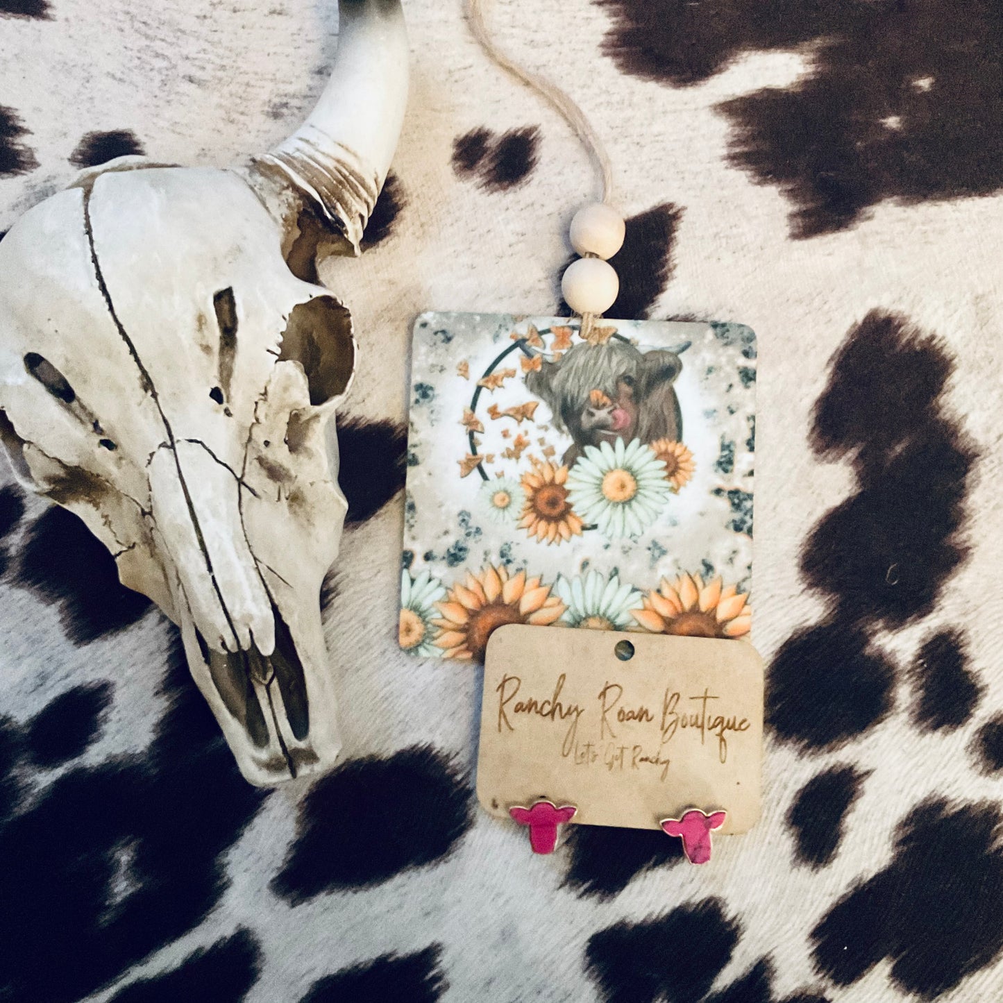 Sunflower Highlander Freshie - Ranchy Roan Boutique