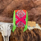 Neon Aztec Fringe Western Koozie