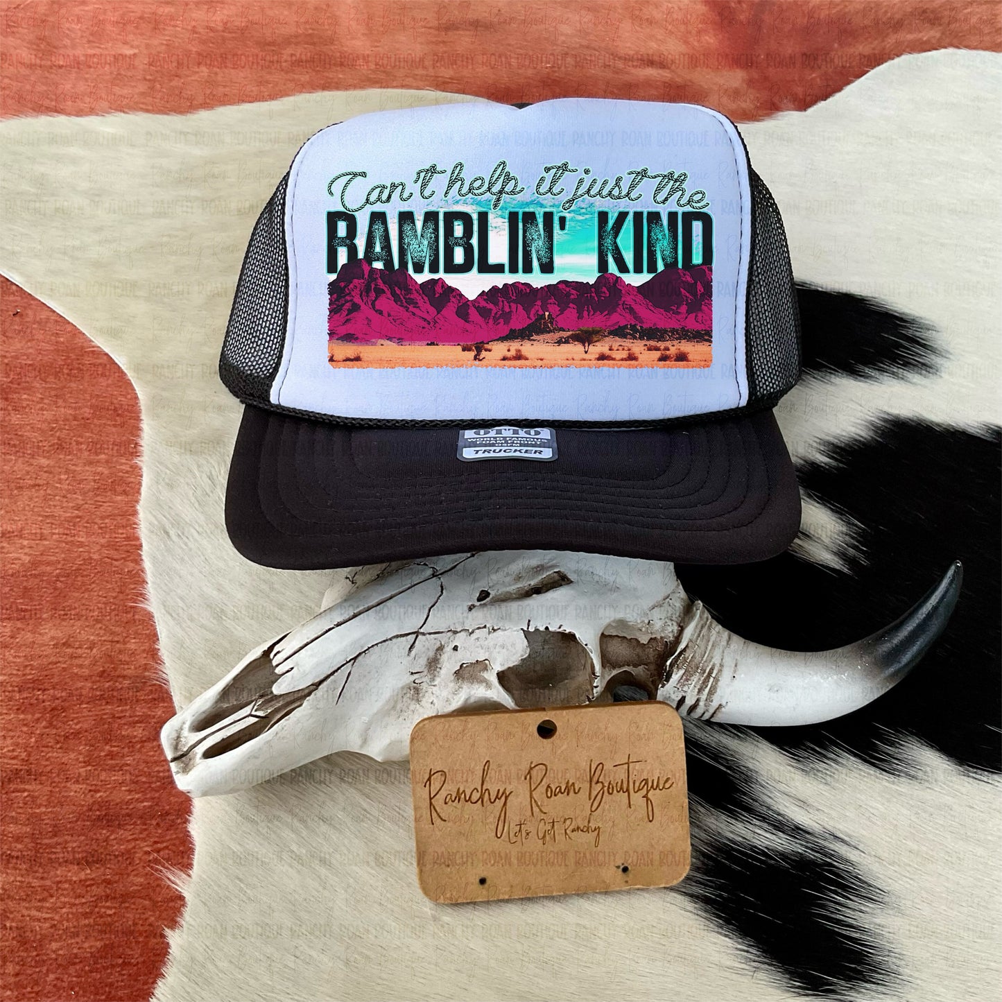Can’t Help It, Just the Ramblin’ Kind Trucker Hat
