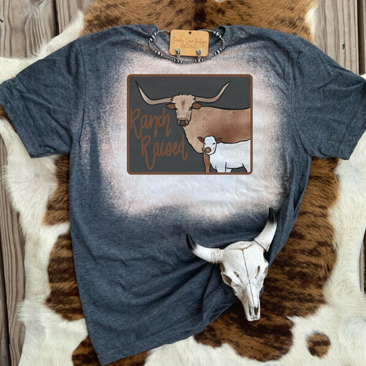 Ranch Raised Western Mama Tshirt - Ranchy Roan Boutique 