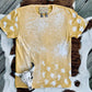 Stenciled Bleach Western Blank Tee - Ranchy Roan Boutique 