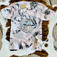 Turquoise Rock n Roll Splatter Western Tee - Ranchy Roan Boutique 