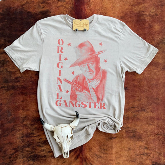 Original Gangster Cowboy Tee - Ranchy Roan Boutique 