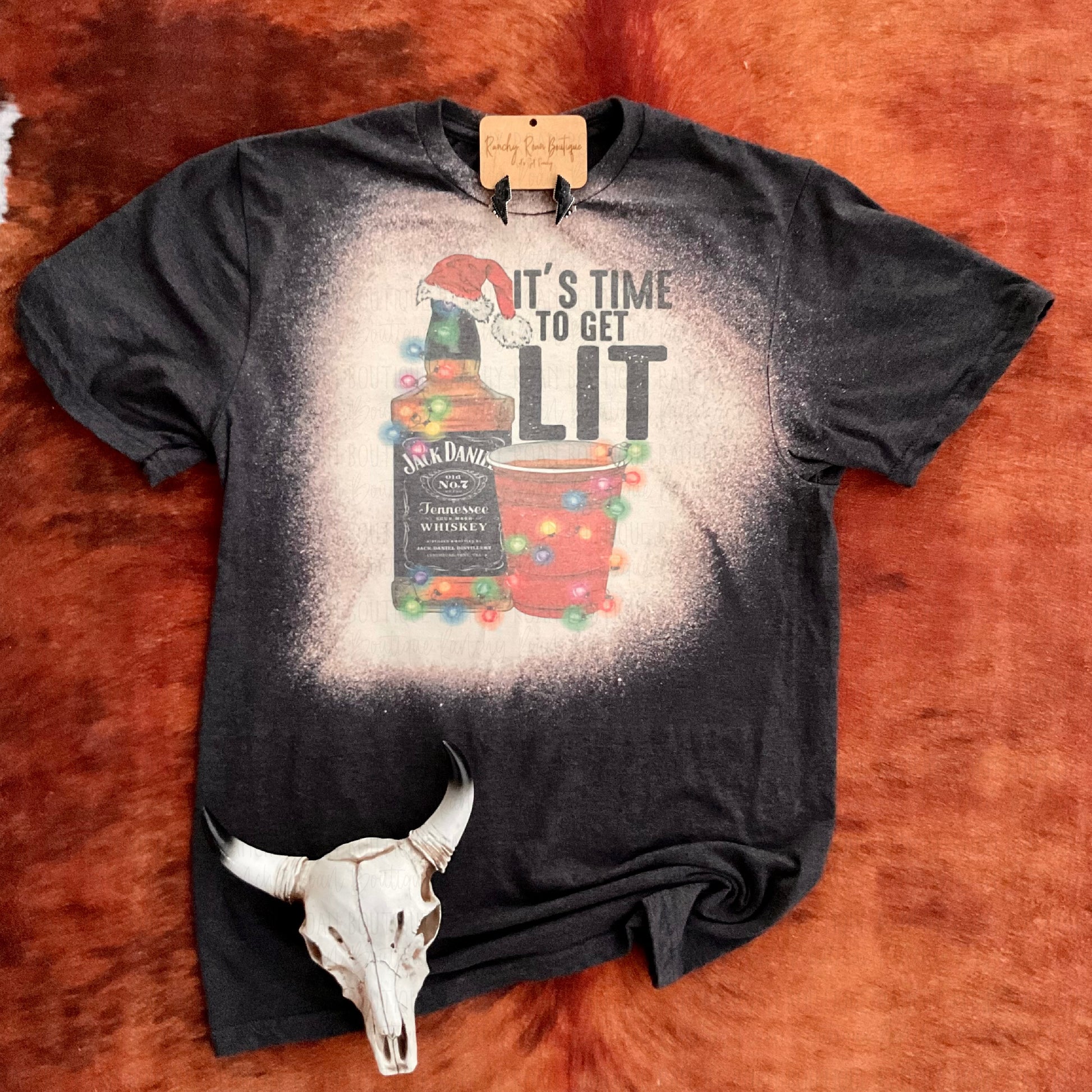 Time to Get Lit Western Tee - Ranchy Roan Boutique 