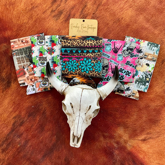 Western Graphic Slim & Regular Koozie - Ranchy Roan Boutique 