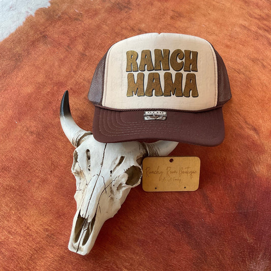 Ranch Mama Western Foam Trucker Hat - Ranchy Roan Boutique 