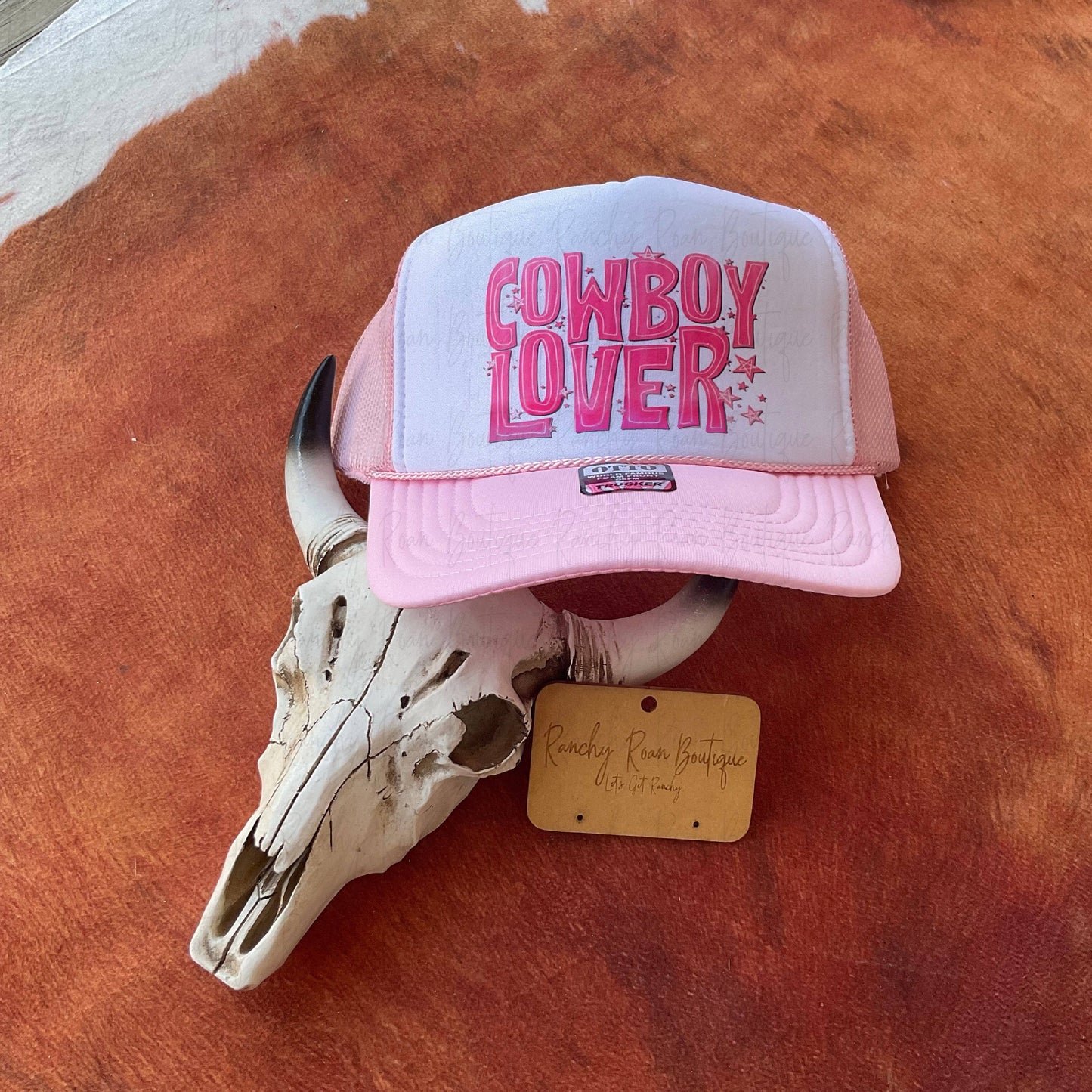 Cowboy Lover Western Foam Trucker Hat - Ranchy Roan Boutique 