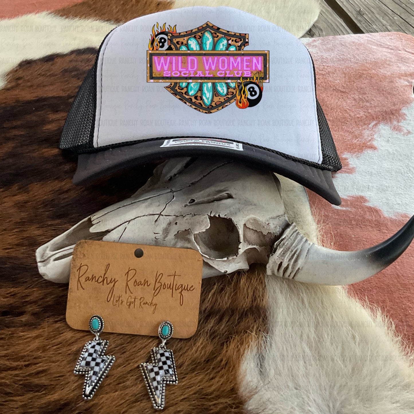 Wild Women Social Club Trucker Hat | Western Graphic Hat
