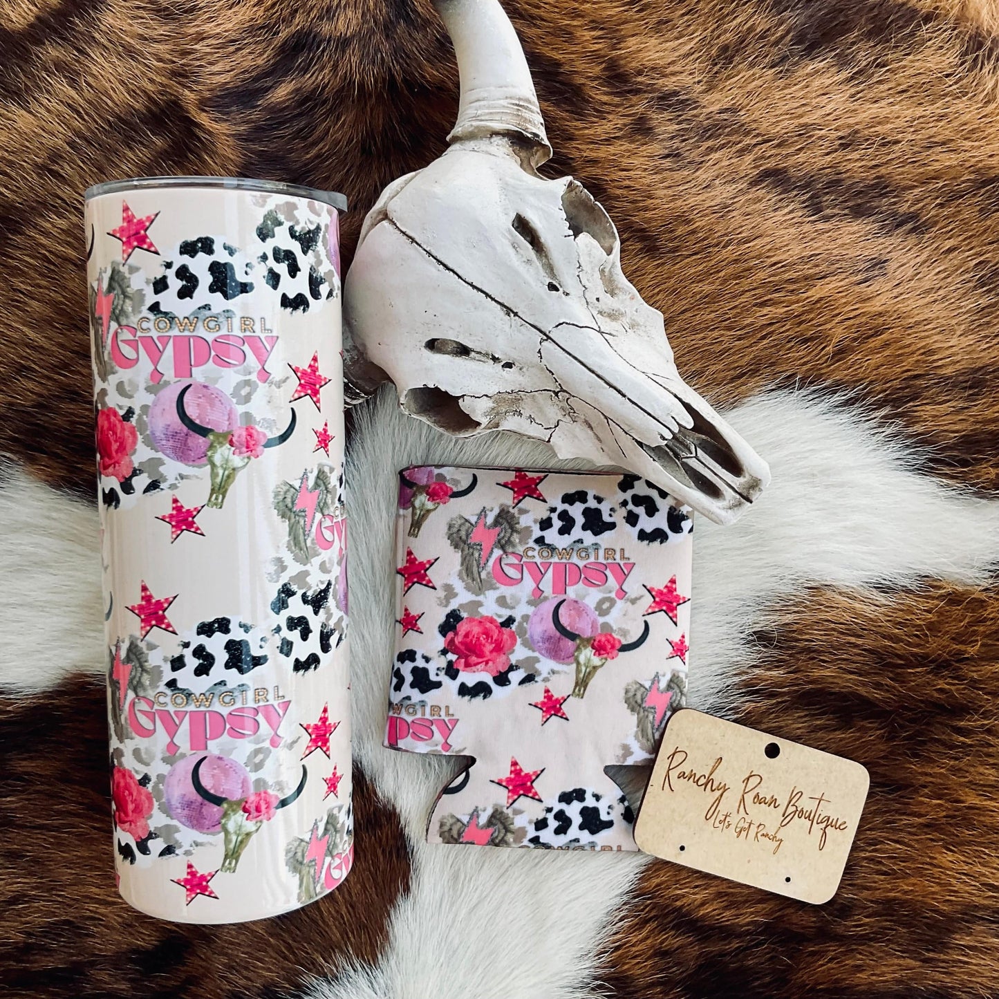 Cowgirl Gypsy Western Koozie - Ranchy Roan Boutique 