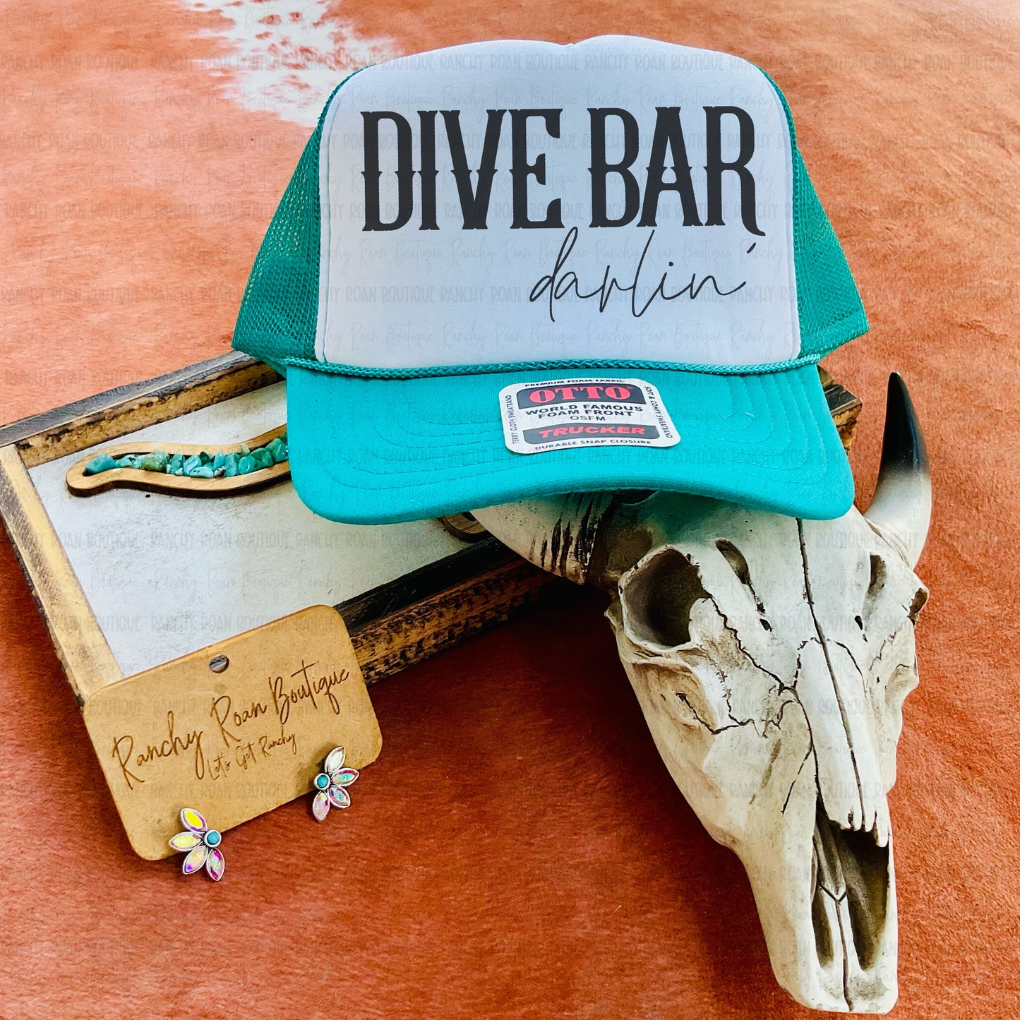 Dive Bar Darlin Western Trucker Hat