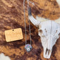 Western Eight Ball Pendant Trendy Rodeo Necklace