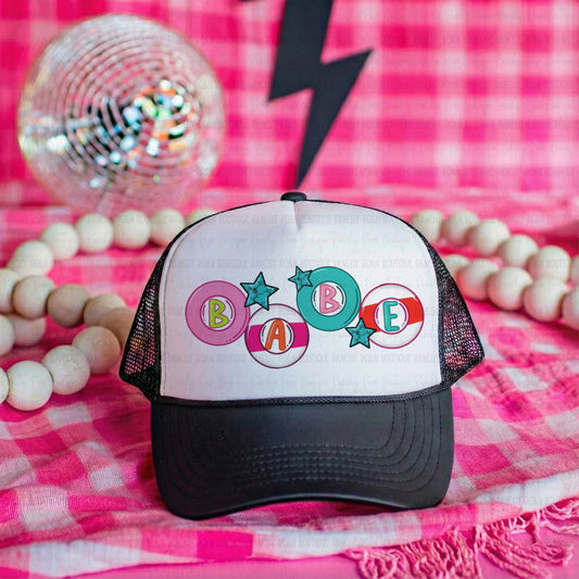 Western Babe Summer Graphic Trucker Hat