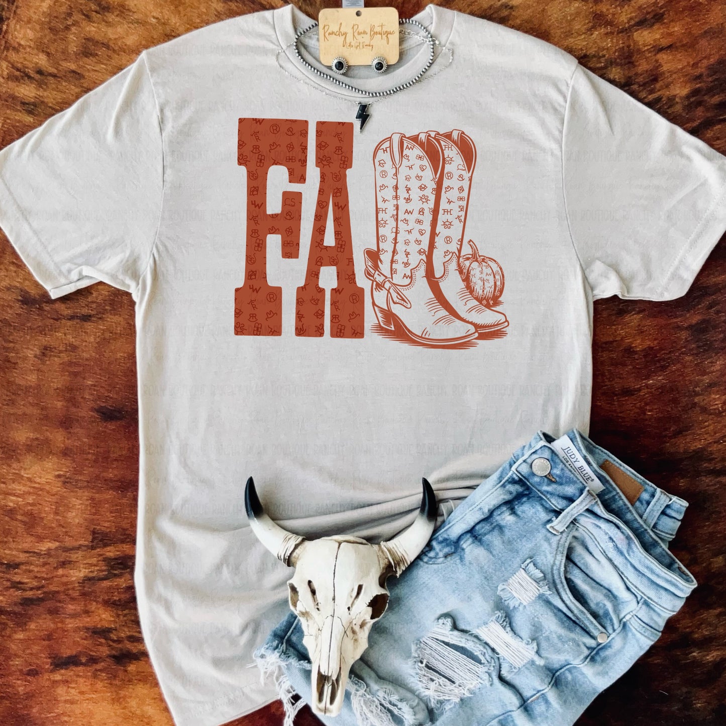 Fall Western Boots Graphic Tee