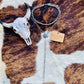 Turquoise Concho Navajo Lariat Necklace