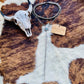 Turquoise Concho Navajo Lariat Necklace
