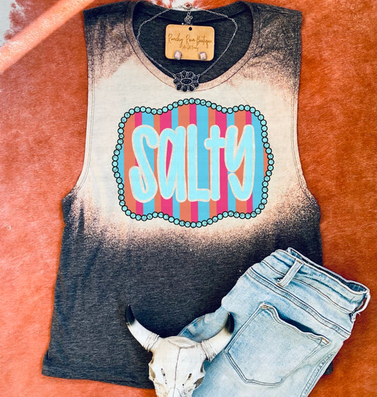 Western Salty Serape Muscle Tank