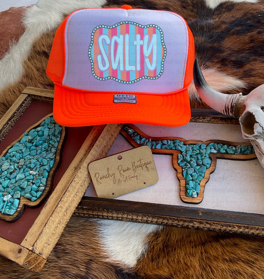 Western Salty Serape Summer Trucker Hat