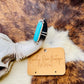 Long Turquoise Adjustable Statement Ring