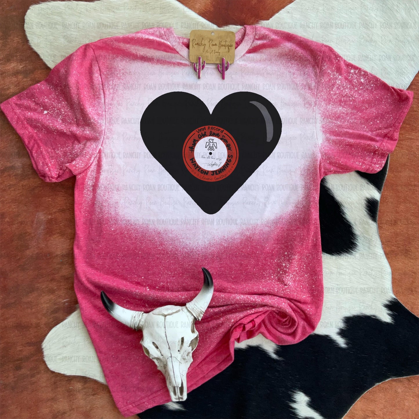 Them Old Love Songs Western Tee - Ranchy Roan Boutique 