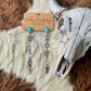Howdy Turquoise Drop Down Stud Earrings