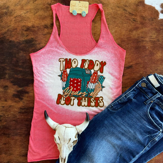 Two Fiddy Years of Plot Twists Patriotic Western Tank
