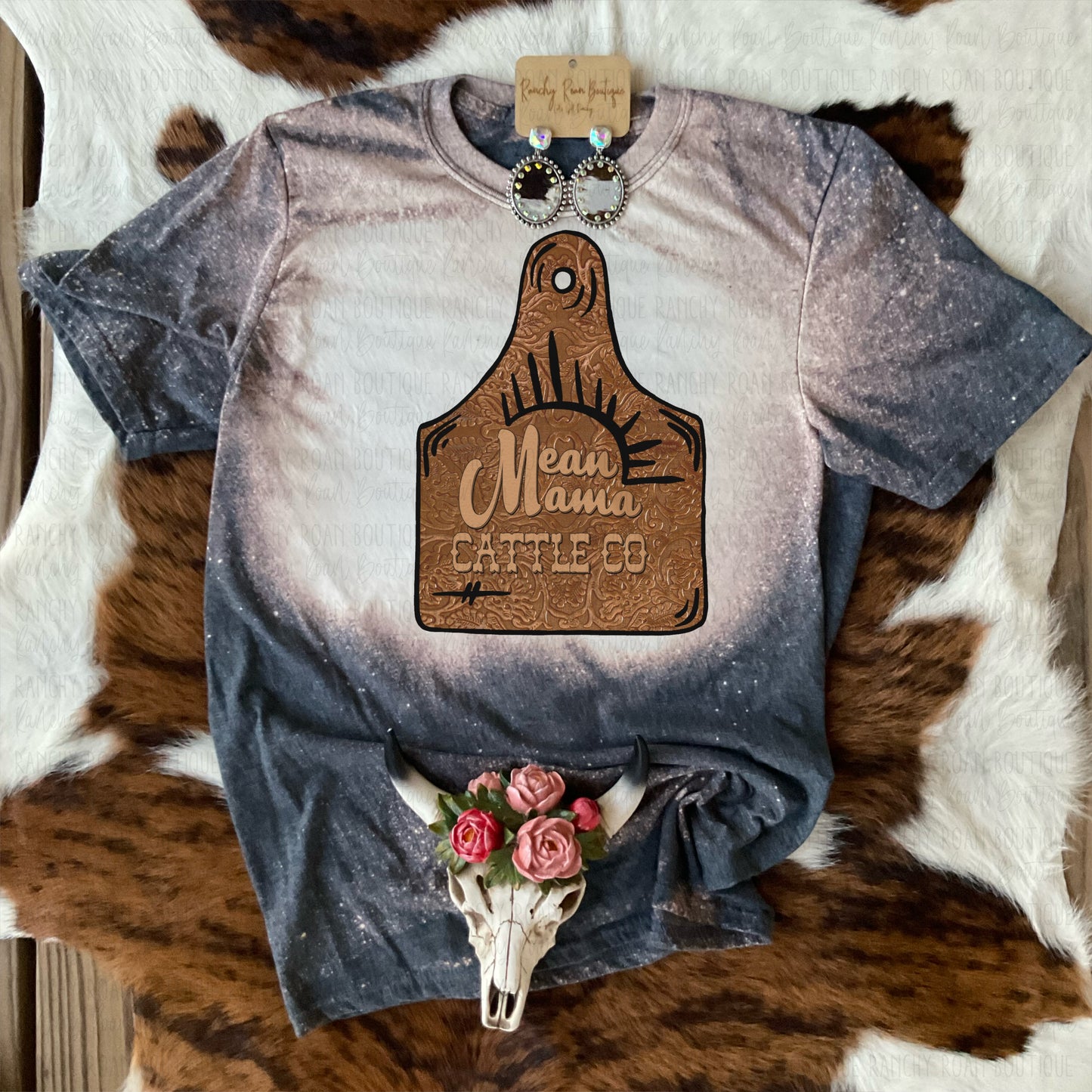 Mean Mama Cattle Co Western Tshirt - Ranchy Roan Boutique 