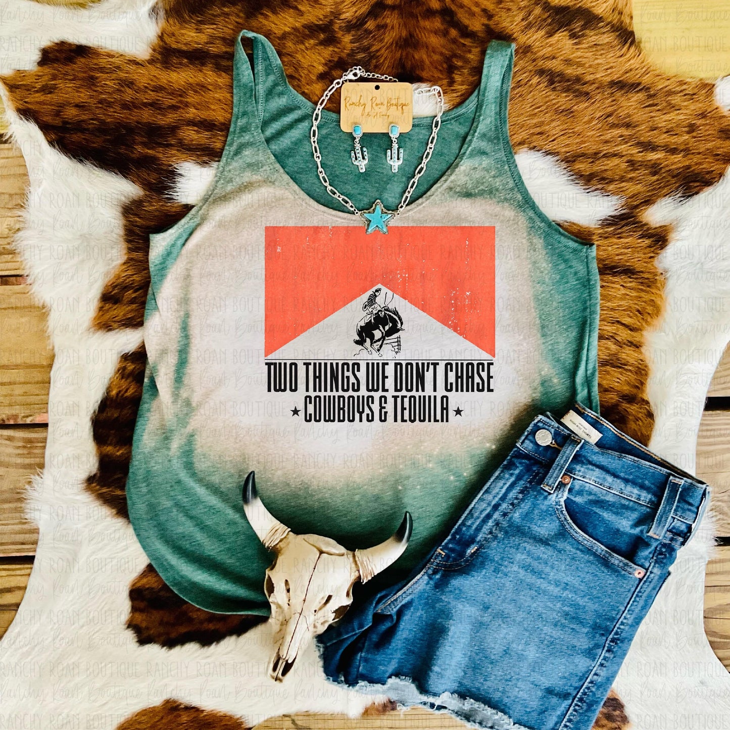 Don’t Chase Western Festival Tank - Ranchy Roan Boutique 