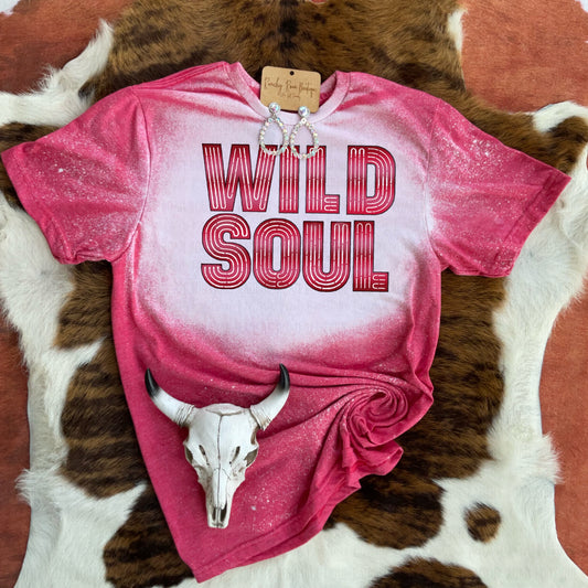 Wild Soul Neon Lights Western Tshirt - Ranchy Roan Boutique 