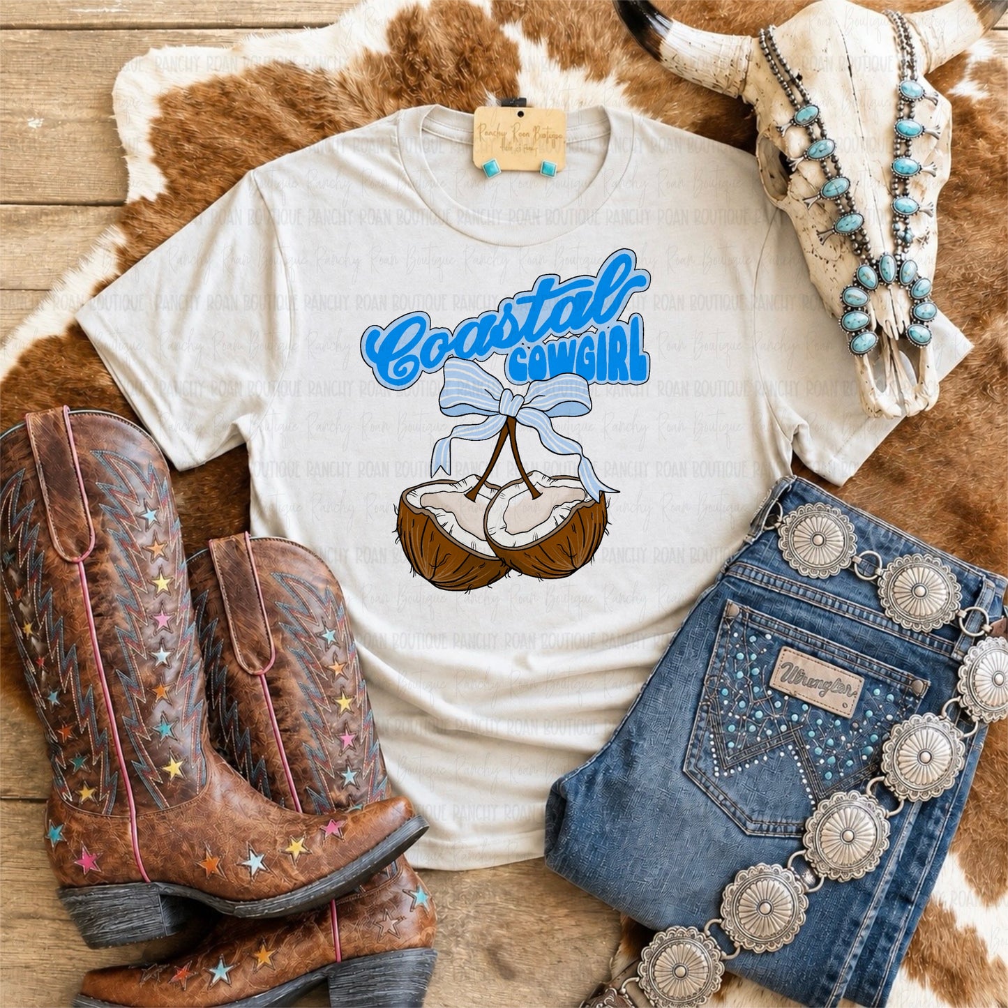 Coastal Cowgirl Western Graphic Tee